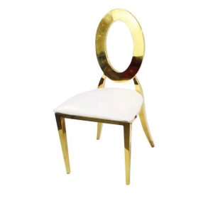 Gold wedding chairs